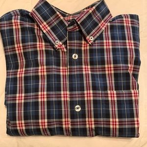 Orvis 100% cotton button down shirt. Size Large Tall.